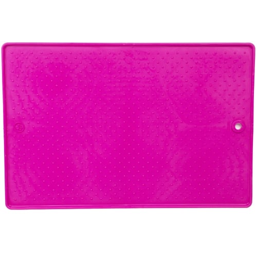 Textured Pet Bowl Placemat, Pink